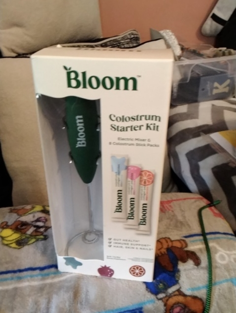 bloom Green Colostrum Starter Kit with Colorful Stick Packs